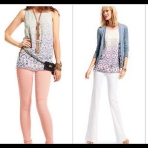Cabi lot 250 printed polyester top